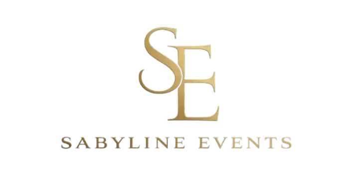 Logo doré de Sabyline Events